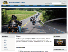 Tablet Screenshot of bostonhog.com